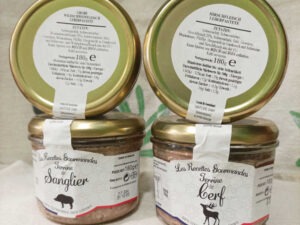 Hirschterrine J. Brunet aus Frankreich