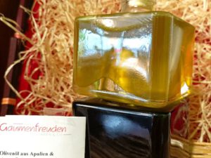 Olivenöl aus Apulien und Aceto Balsamico di Modena
