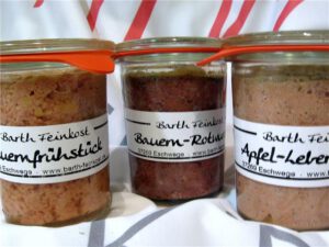 Apfelleberwurst handwerkliche Herstellung
