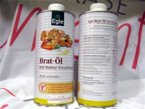 Bratöl mit Buttergeschmack pflanzlich